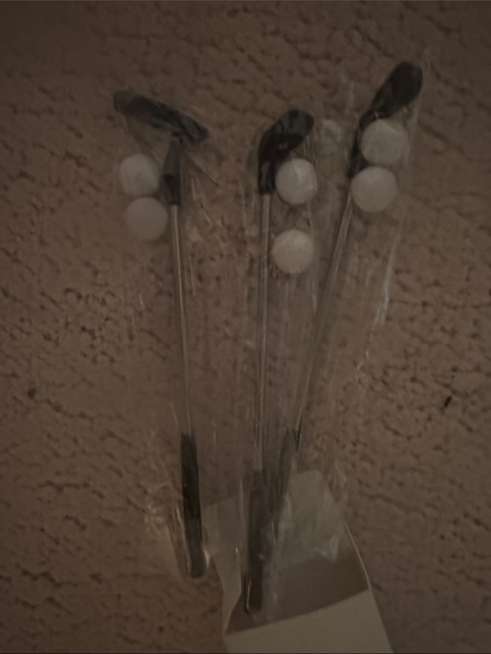 Set of 3 Black and White golf set
